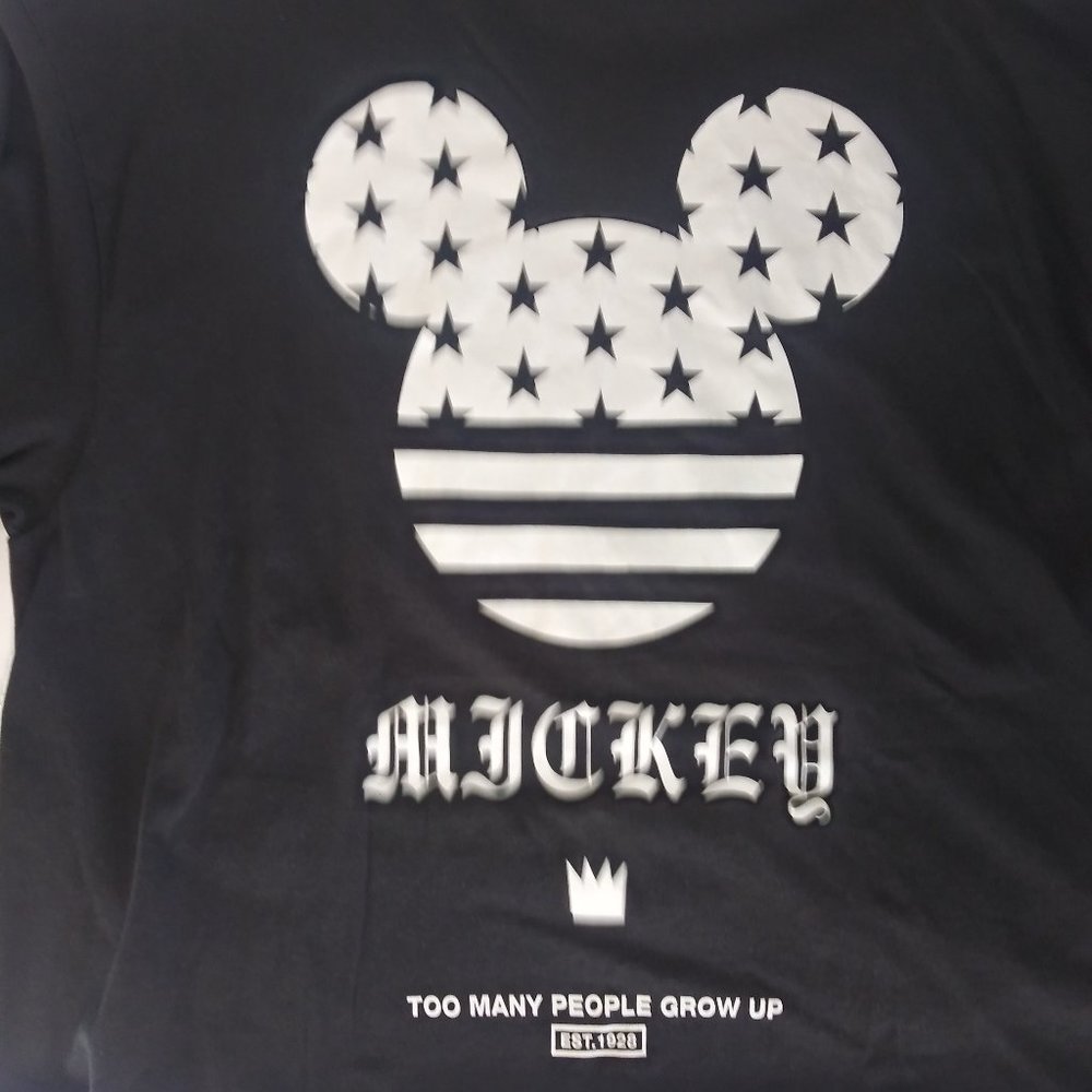 Disney X Neff Collab Long Sleeve Mickey King People Grow Up Too Fast 1928 Tee XL